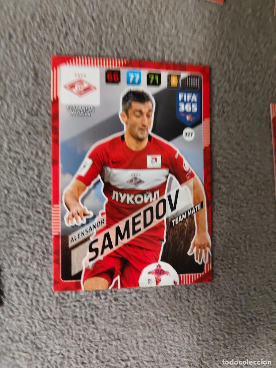 Cromos de f&uacute;tbol: 365 ADRENALYN XL 2018 327 ALEKSANDR SAMEDOV SPARTAK MOSCU TEAM MATE FIFA PANINI 17 2017 18 AXL AAP