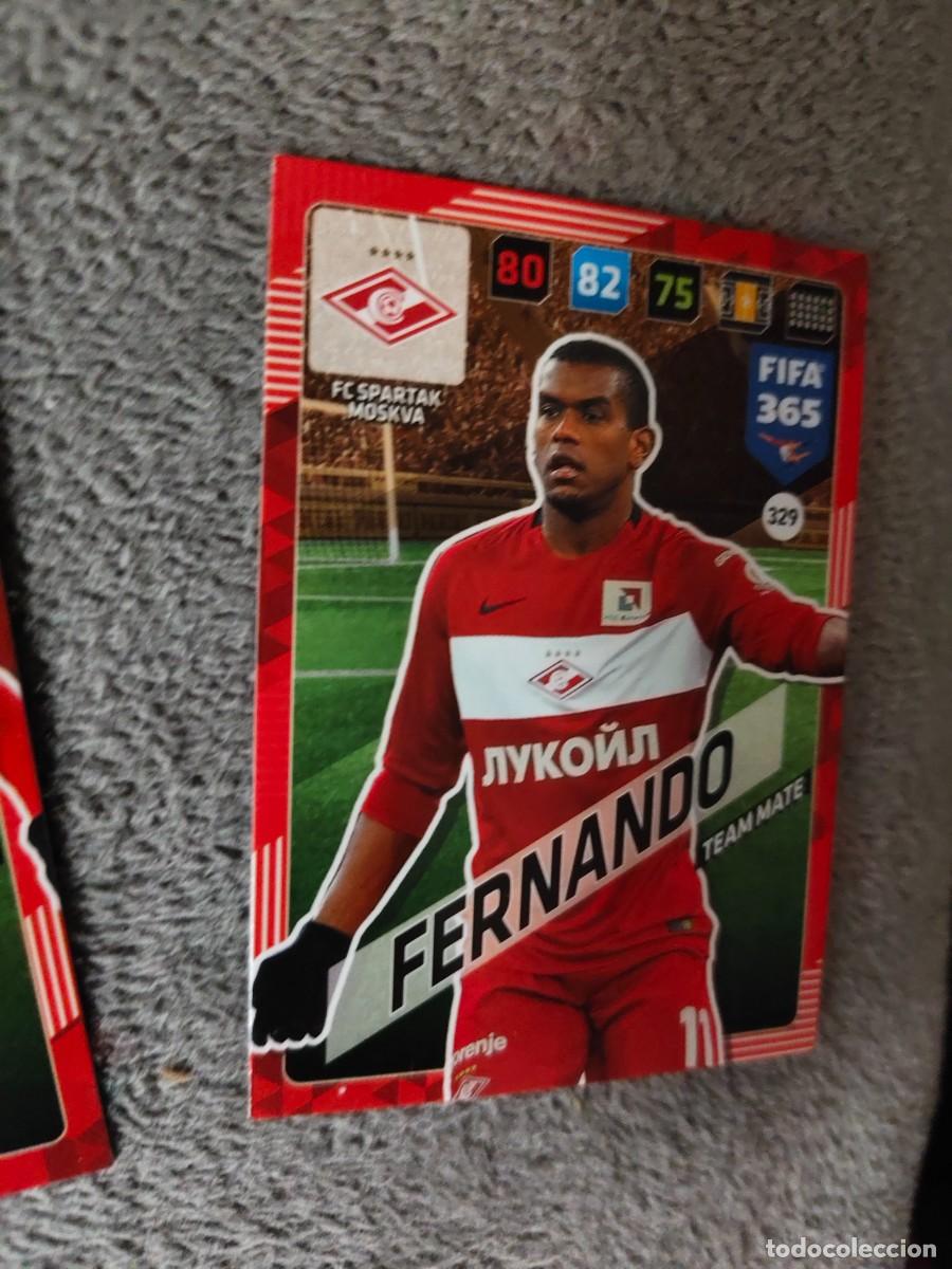 Cromos de f&uacute;tbol: 365 ADRENALYN XL 2018 329 FERNANDO SPARTAK MOSCU TEAM MATE FIFA PANINI 17 2017 18 AXL AAP