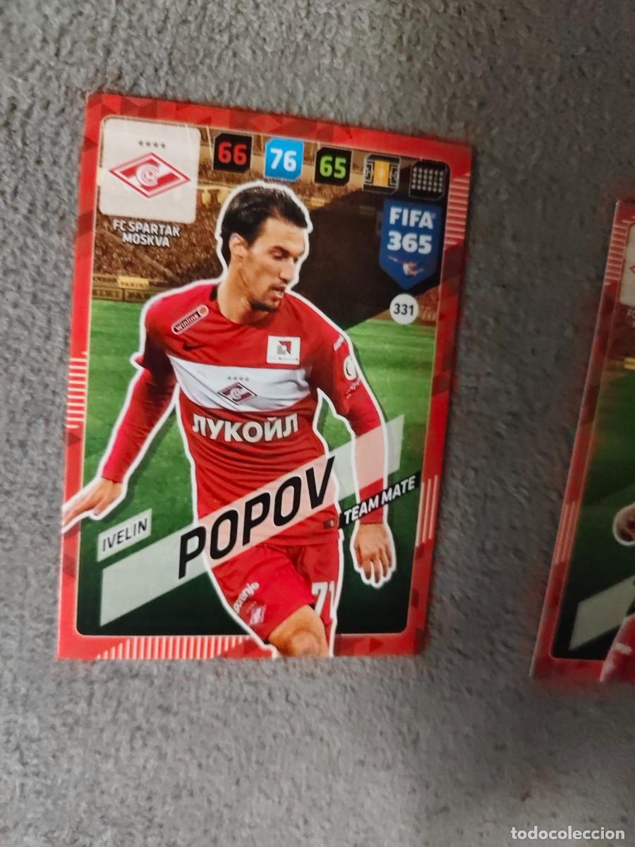 Cromos de f&uacute;tbol: 365 ADRENALYN XL 2018 331 IVELIN POPOV SPARTAK MOSCU TEAM MATE FIFA PANINI 17 2017 18 AXL AAP