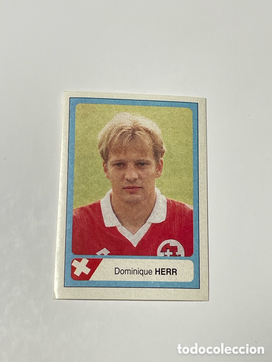 Cromos de f&uacute;tbol: Dominique Herr Suiza Ed. Estadio USA 94 #414