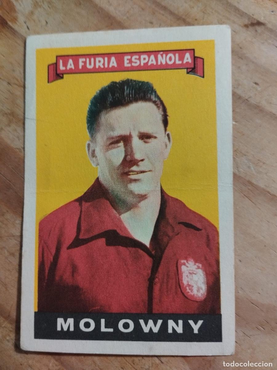 Cromos de f&uacute;tbol: CROMO FUTBOL LA FURIA ESPA&Ntilde;OLA MOLOWNY