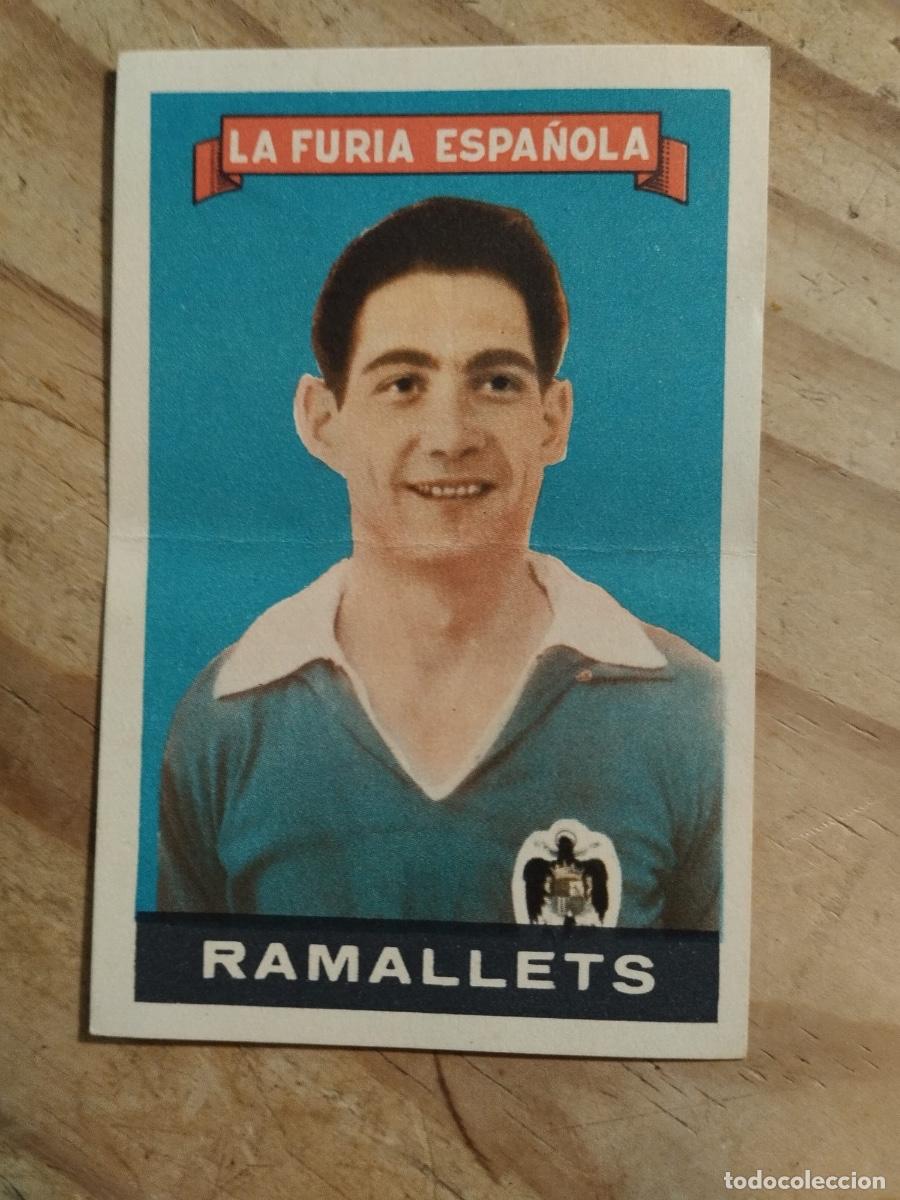 Cromos de f&uacute;tbol: CROMO FUTBOL LA FURIA ESPA&Ntilde;OLA RAMALLETS