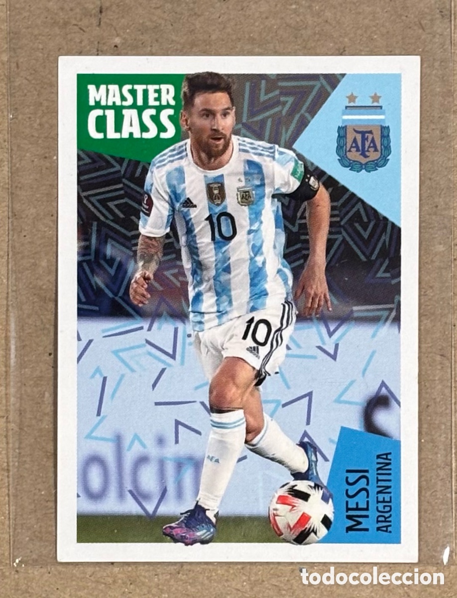 Cromos de f&uacute;tbol: MESSI (ARGENTINA). CROMO STICKER MASTER CLASS PANINI FIFA WORLD CUP QATAR 2022. #61.