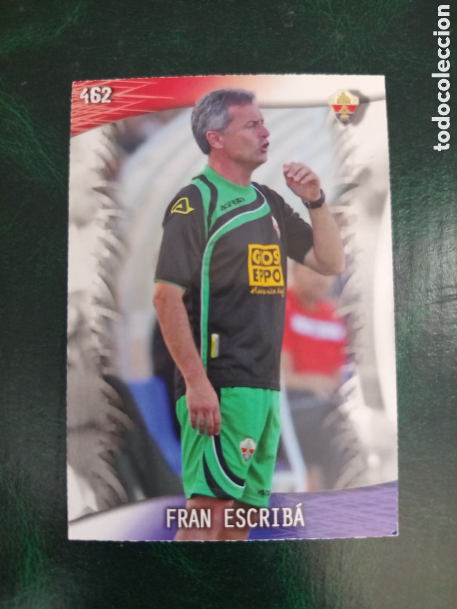 Cromos de Futebol: ❇️ CROMO ⚽ FRAN ESCRIB&Aacute; ELCHE 462 FICHAS LIGA QUIZ GAME 2014 13 14 2013 2014 MUNDICROMO ❇️