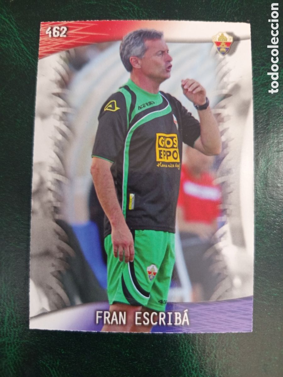 Cromos de Futebol: ❇️ CROMO ⚽ FRAN ESCRIB&Aacute; ELCHE 462 FICHAS LIGA QUIZ GAME 2014 13 14 2013 2014 MUNDICROMO ❇️