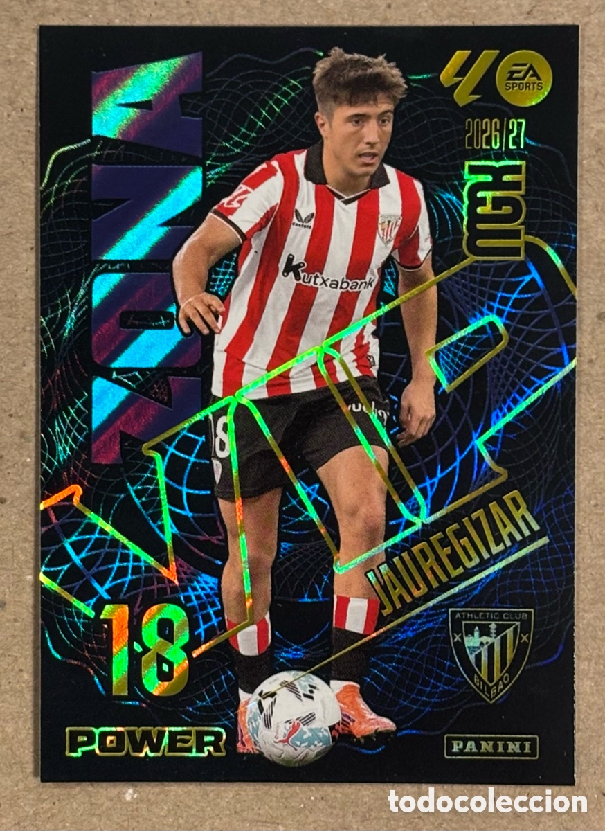 Cromos de f&uacute;tbol: JAUREGUIZAR (ATHLETIC CLUB BILBAO). CARTA ZONA VIP POWER MEGACRACKS MGK 2026/27. #398P. .