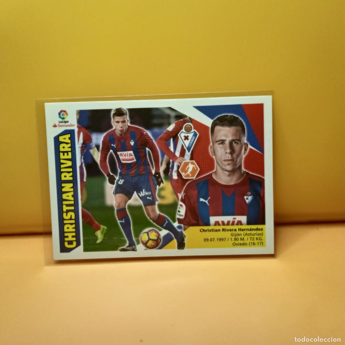 Cromos de f&uacute;tbol: EDICIONES ESTE 2017 2018 17 18 S.D EIBAR CHRISTIAN RIVERA 10B