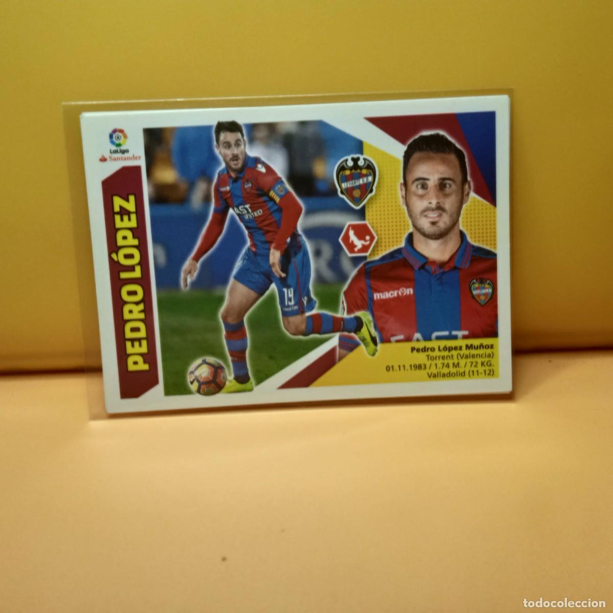 Cromos de f&uacute;tbol: EDICIONES ESTE 2017 2018 17 18 LEVANTE U.D PEDRO L&Oacute;PEZ 3