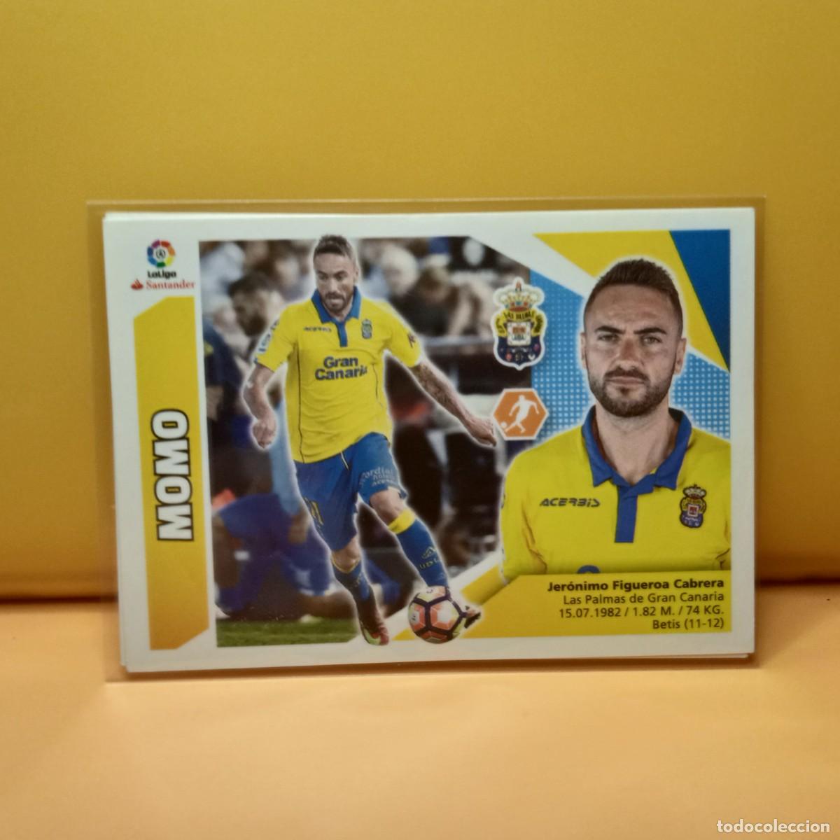 Cromos de f&uacute;tbol: EDICIONES ESTE 2017 2018 17 18 U.D LAS PALMAS MOMO 12A 12 A