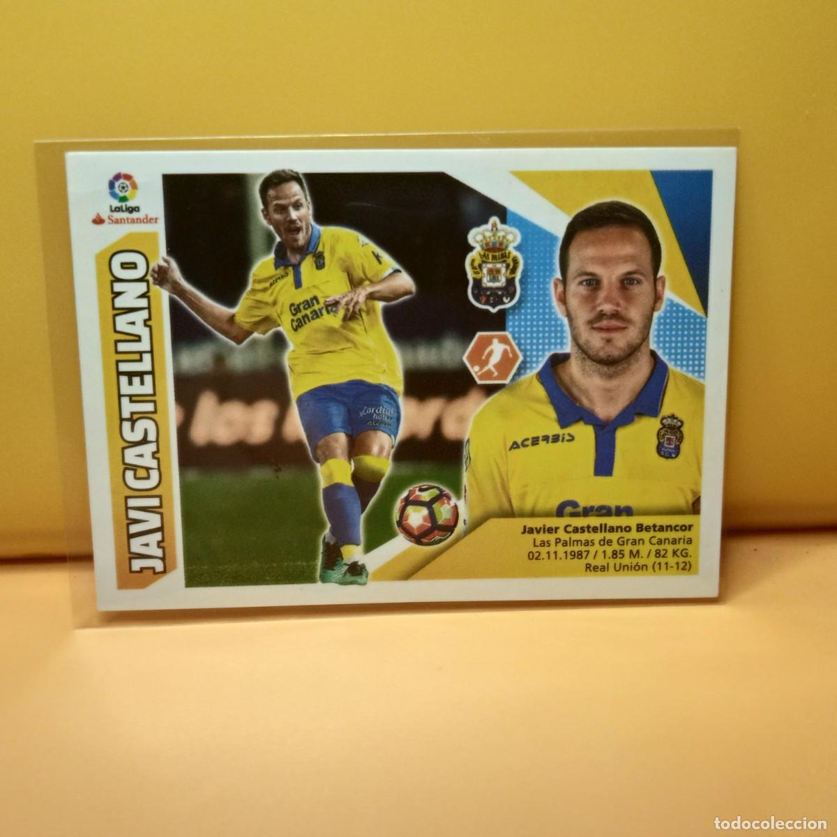 Cromos de f&uacute;tbol: EDICIONES ESTE 2017 2018 17 18 U.D LAS PALMAS JAVI CASTELLANO 12B 12 B