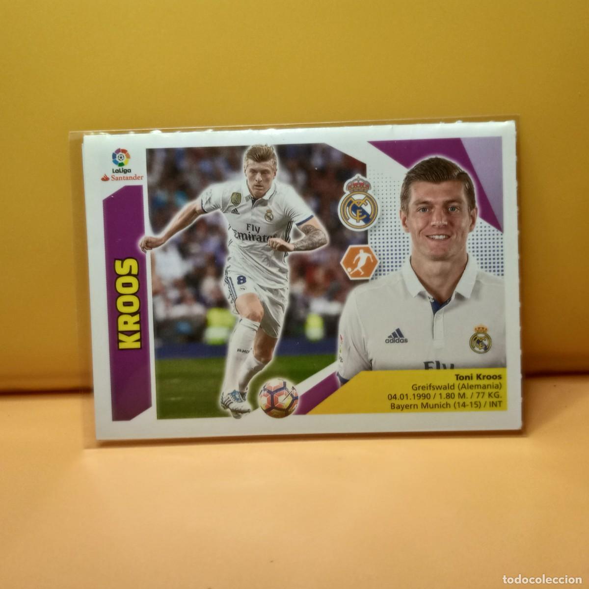 Cromos de f&uacute;tbol: EDICIONES ESTE 2017 2018 17 18 REAL MADRID KROOS 10