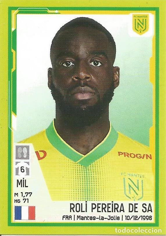Cromos de f&uacute;tbol: Cromo Sticker Roli Pereira de Sa - FC Nantes - N&uacute;mero 304 - Foot 2022 22 Ligue 1 Uber Eats - Panini
