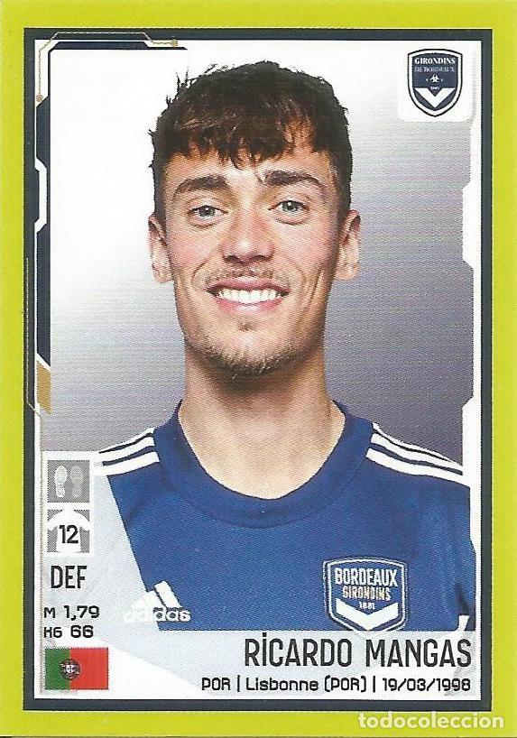 Cromos de f&uacute;tbol: Cromo Sticker Ricardo Mangas - Girondins - N&uacute;mero 32 - Foot 2022 22 Ligue 1 Uber Eats - Panini