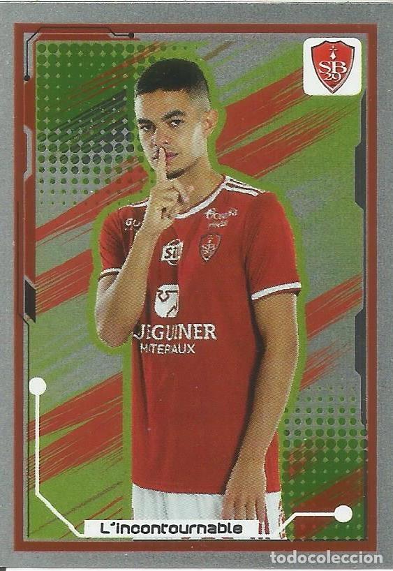 Cromos de f&uacute;tbol: Cromo Sticker Romain Faivre - Stade Brestois - N&uacute;mero 73 - Foot 2022 22 Ligue 1 Uber Eats - Panini