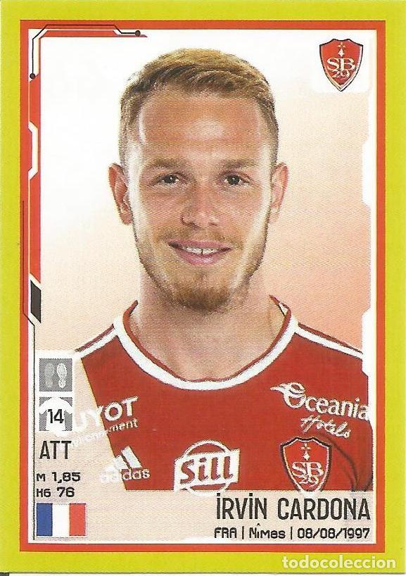 Cromos de f&uacute;tbol: Cromo Sticker Irvin Cardona - Stade Brestois - N&uacute;mero 66 - Foot 2022 22 Ligue 1 Uber Eats - Panini