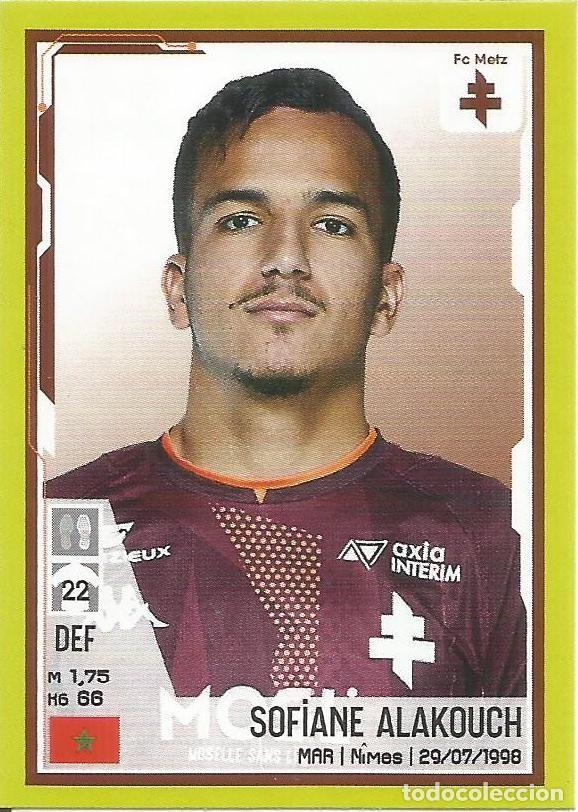 Cromos de f&uacute;tbol: Cromo Sticker Sofiane Alakouch - FC Metz - N&uacute;mero 222 - Foot 2022 22 Ligue 1 Uber Eats - Panini
