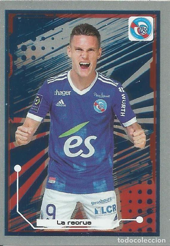 Cromos de f&uacute;tbol: Cromo Sticker Kevin Gameiro - RC Strasbourg - N&uacute;mero 458 - Foot 2022 22 Ligue 1 Uber Eats - Panini