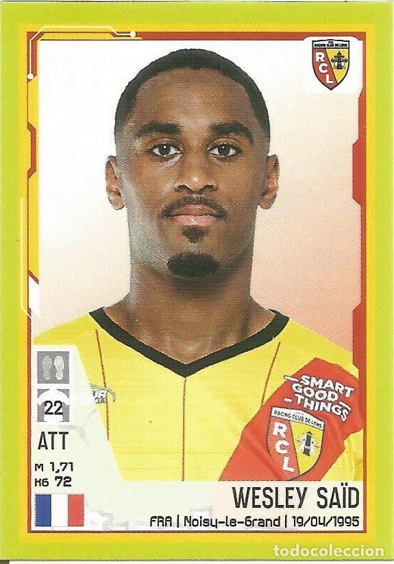 Cromos de f&uacute;tbol: Cromo Sticker Wesley Sa&iuml;d - RC Lens - N&uacute;mero 117 - Foot 2022 22 Ligue 1 Uber Eats - Panini
