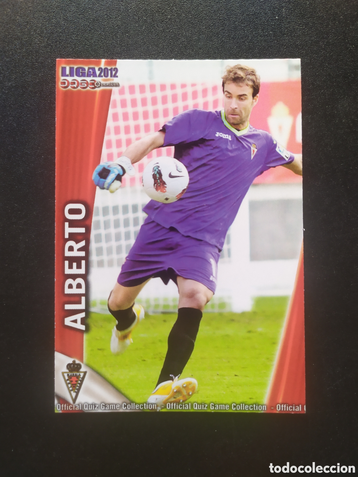 Cromos de f&uacute;tbol: Mundicromo fichas Liga 2011 2012 11 12 Alberto n&deg; 1114 Murcia
