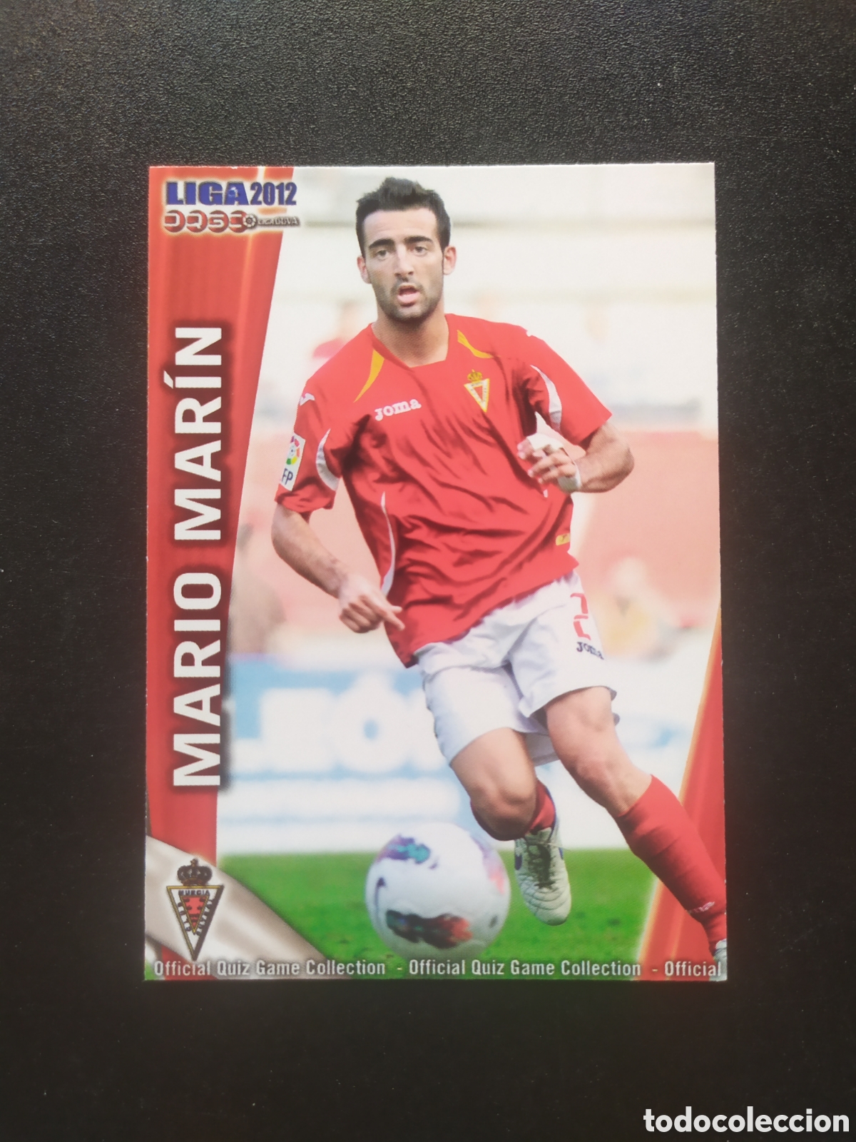 Cromos de f&uacute;tbol: Mundicromo fichas Liga 2011 2012 11 12 Mario Mar&iacute;n n&deg; 1115 Murcia
