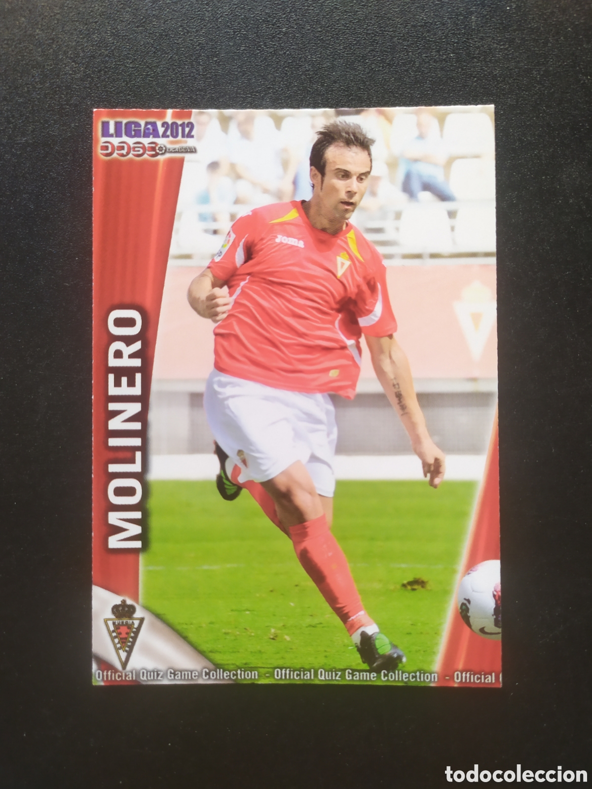 Cromos de f&uacute;tbol: Mundicromo fichas Liga 2011 2012 11 12 Molinero n&deg; 1116 Murcia