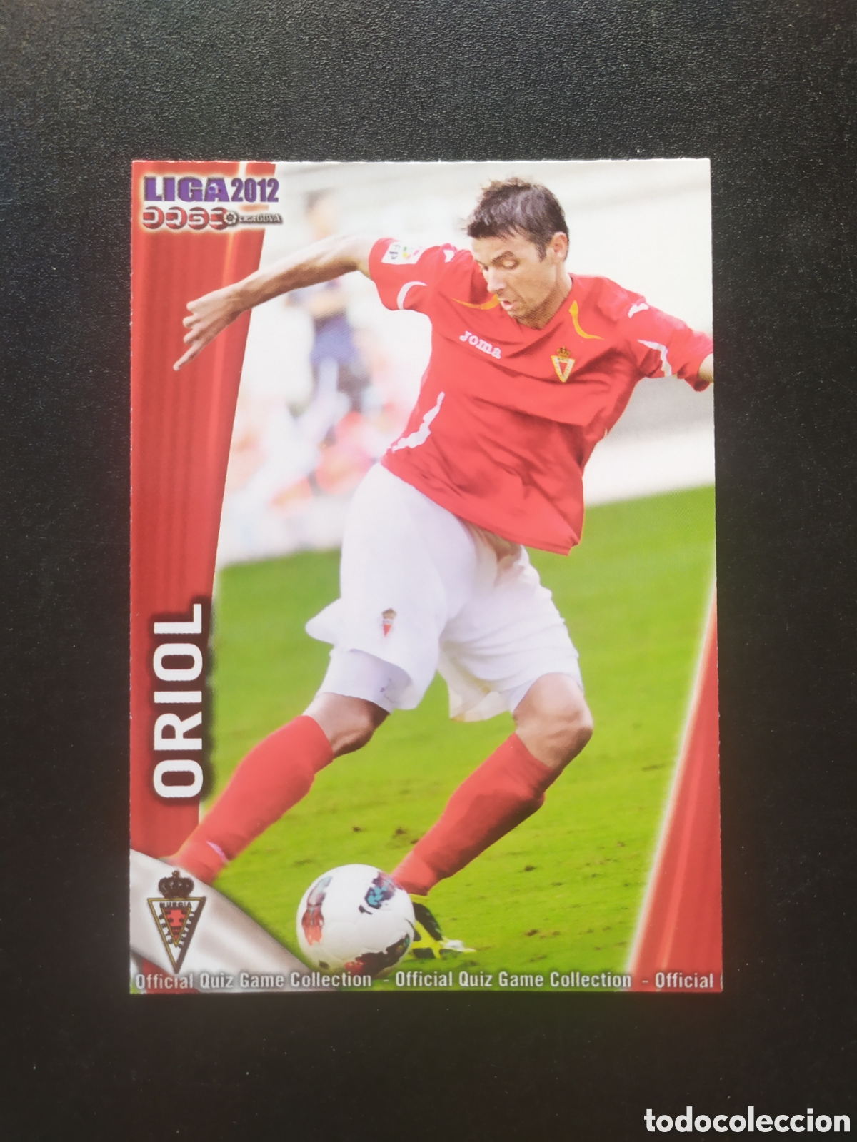 Cromos de f&uacute;tbol: Mundicromo fichas Liga 2011 2012 11 12 Oriol n&deg; 1117 Murcia