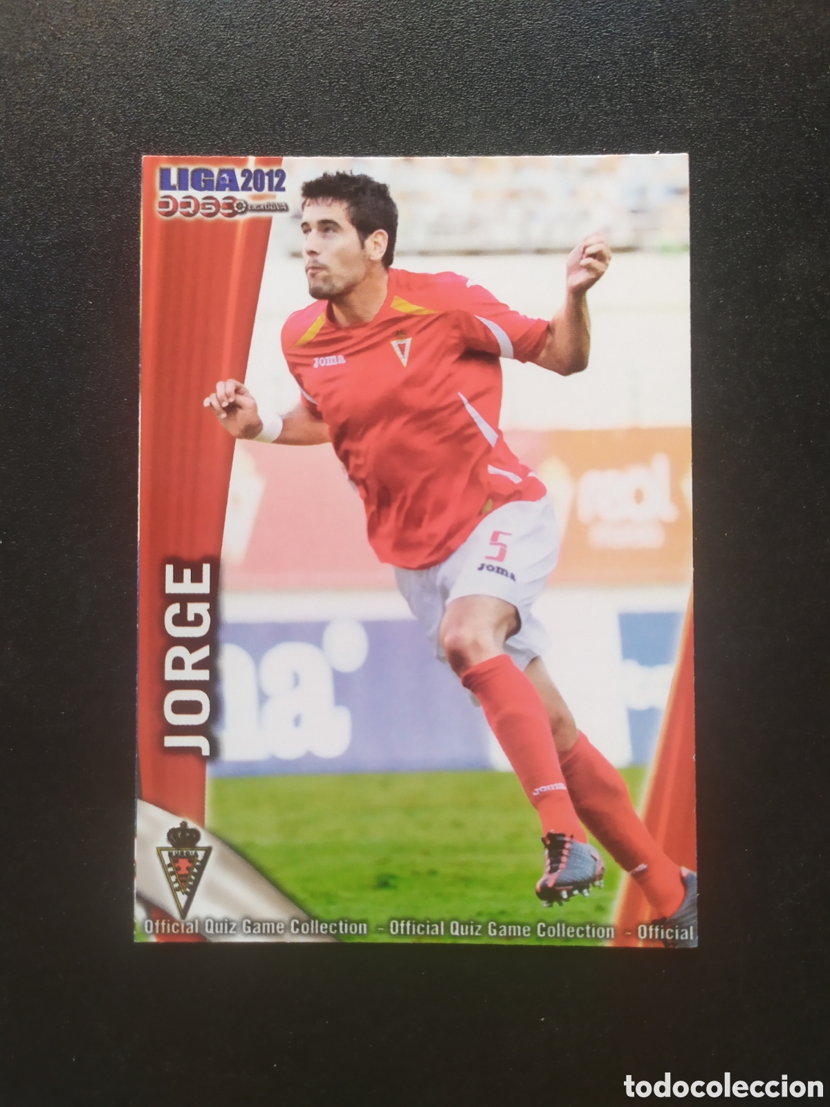 Cromos de f&uacute;tbol: Mundicromo fichas Liga 2011 2012 11 12 Jorge n&deg; 1119 Murcia