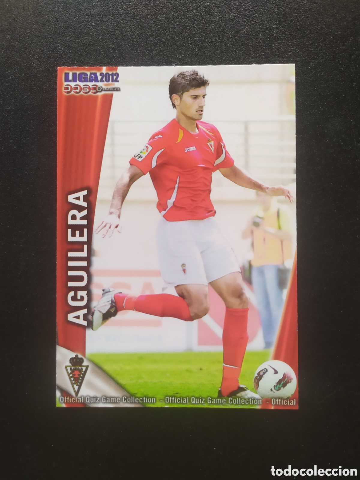 Cromos de f&uacute;tbol: Mundicromo fichas Liga 2011 2012 11 12 Aguilera n&deg; 1121 Murcia