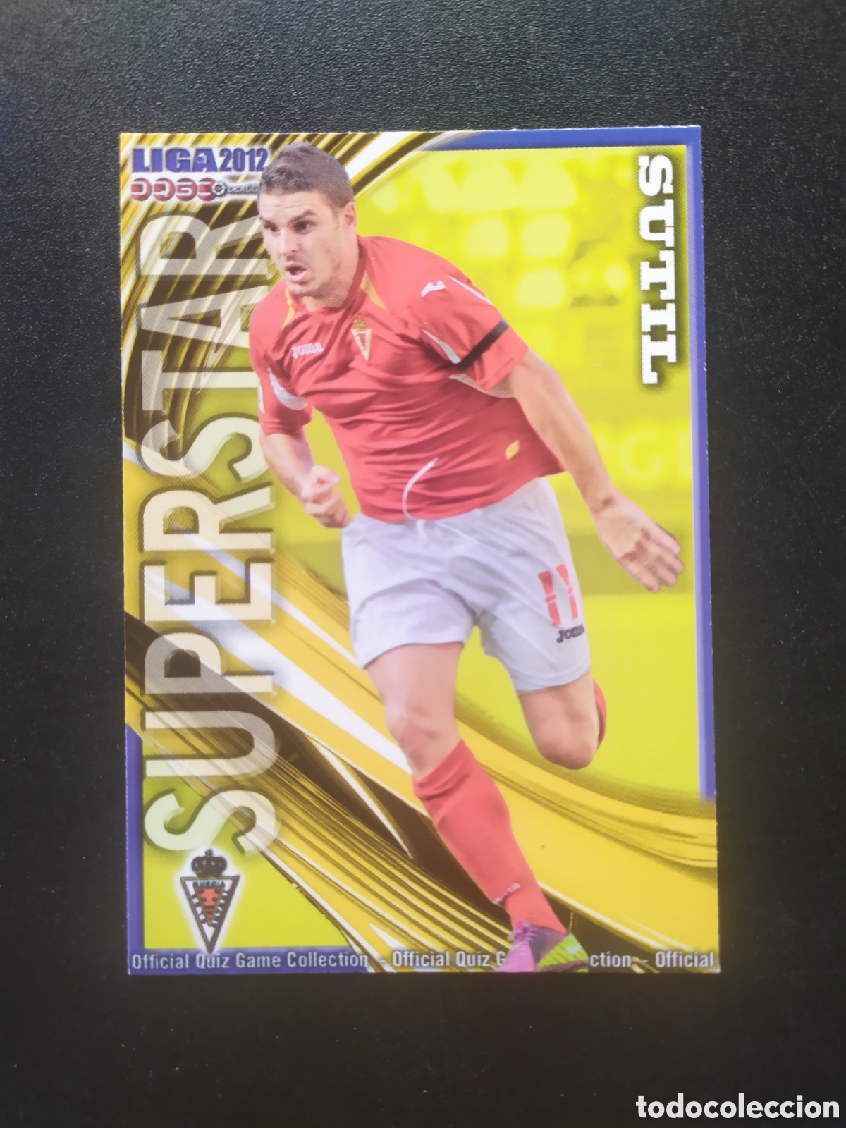 Cromos de f&uacute;tbol: Mundicromo fichas Liga 2011 2012 11 12 Sutil superstar mate n&deg; 1131 Murcia