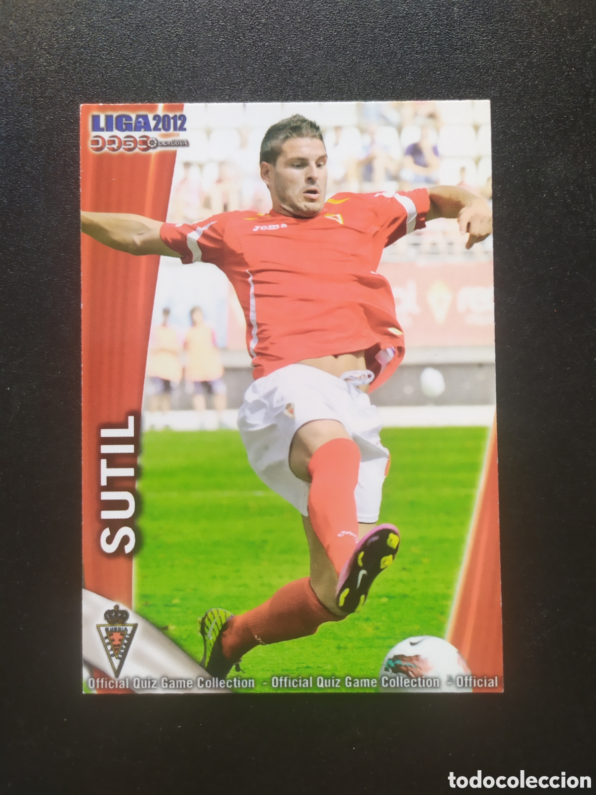 Cromos de f&uacute;tbol: Mundicromo fichas Liga 2011 2012 11 12 Sutil n&deg; 1127 Murcia