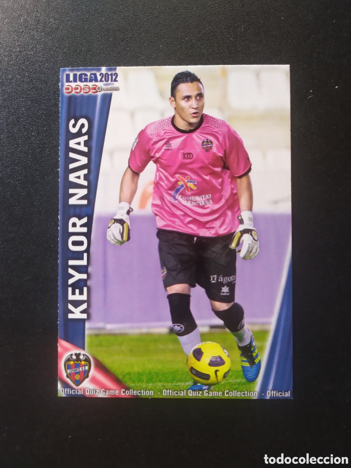 Cromos de f&uacute;tbol: Mundicromo fichas Liga 2011 2012 11 12 Keylor Navas n&deg; 356 Levante