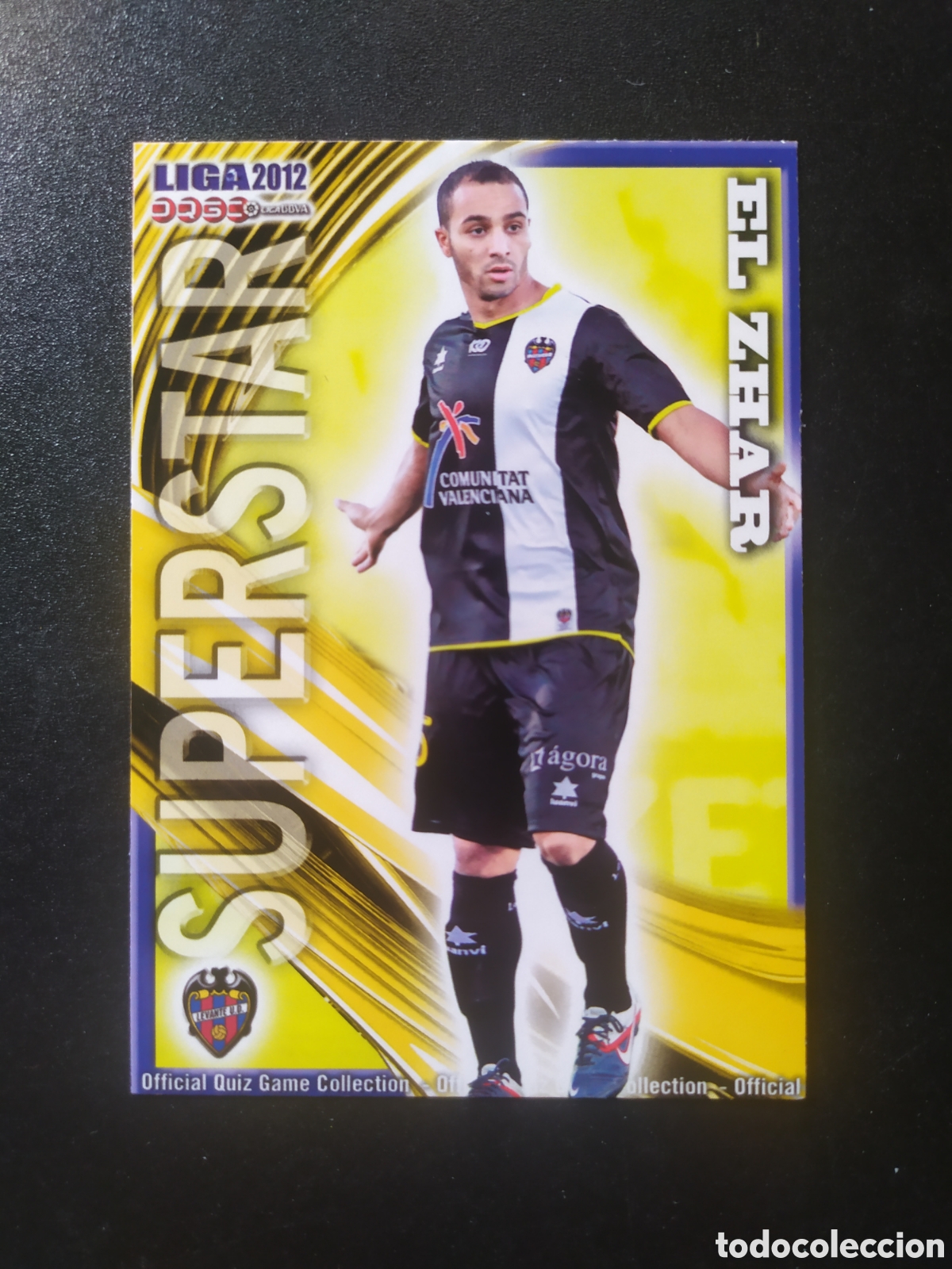 Cromos de f&uacute;tbol: Mundicromo fichas Liga 2011 2012 11 12 El Zhar superstar mate n &deg; 378 Levante