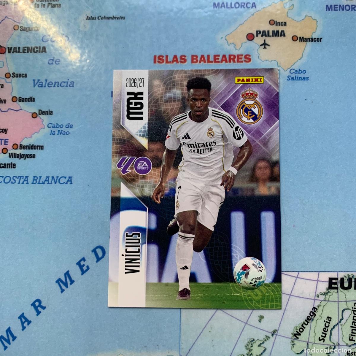 Cromos de f&uacute;tbol: Vinicius n&uacute;mero 234 del Real Madrid megacracks 26-27 2026-2027