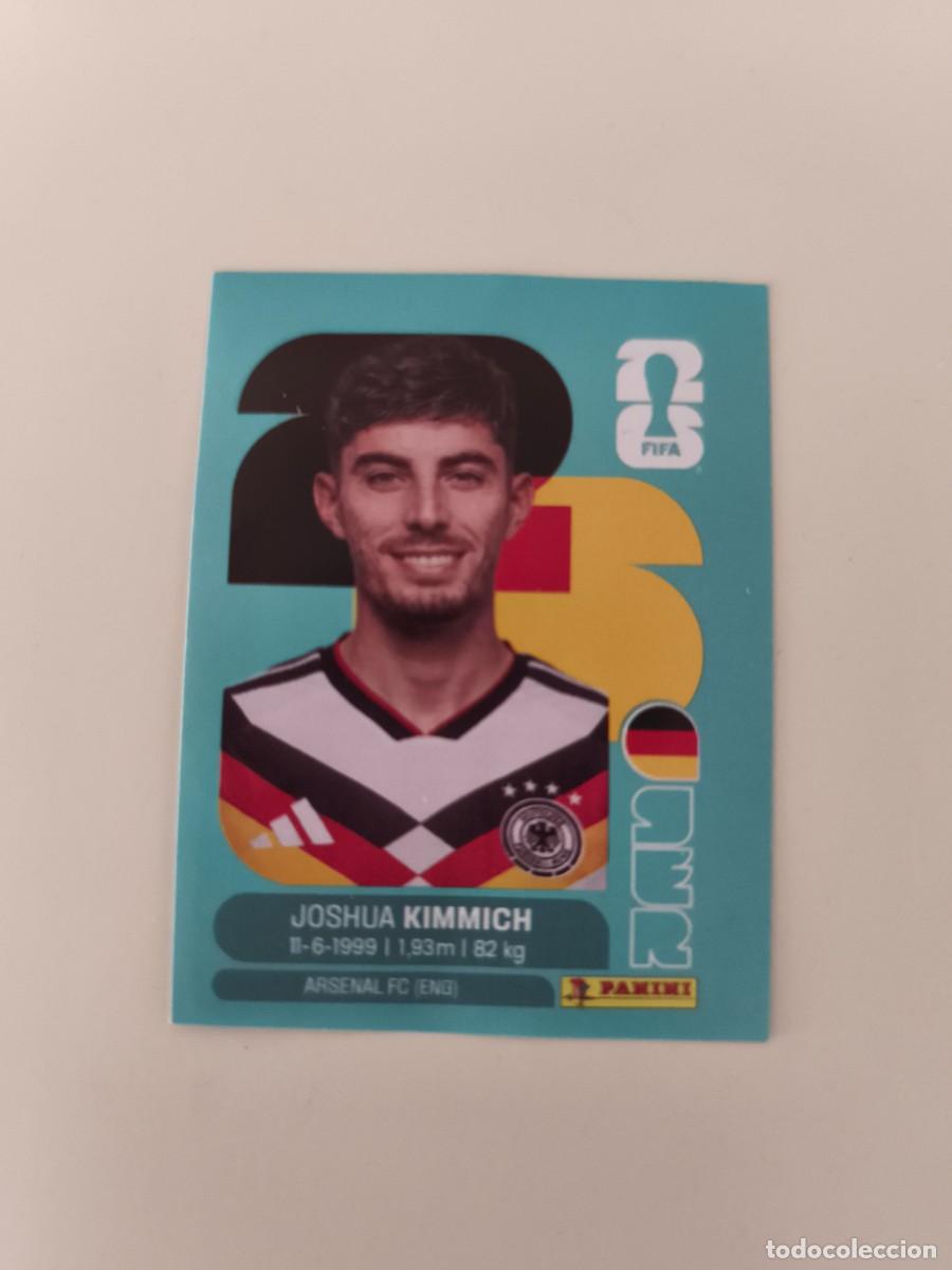 Cromos de f&uacute;tbol: Cromo Panini mundial err&oacute;neo kimmich/havertz