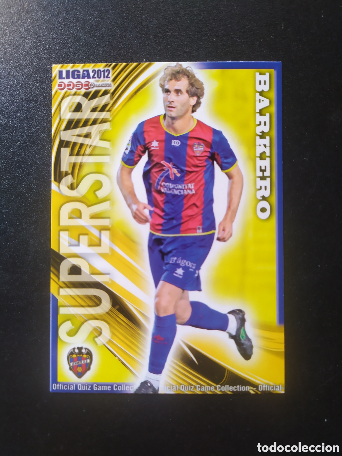 Cromos de f&uacute;tbol: Mundicromo fichas Liga 2011 2012 11 12 Barkero superstar mate n &deg; 377 Levante