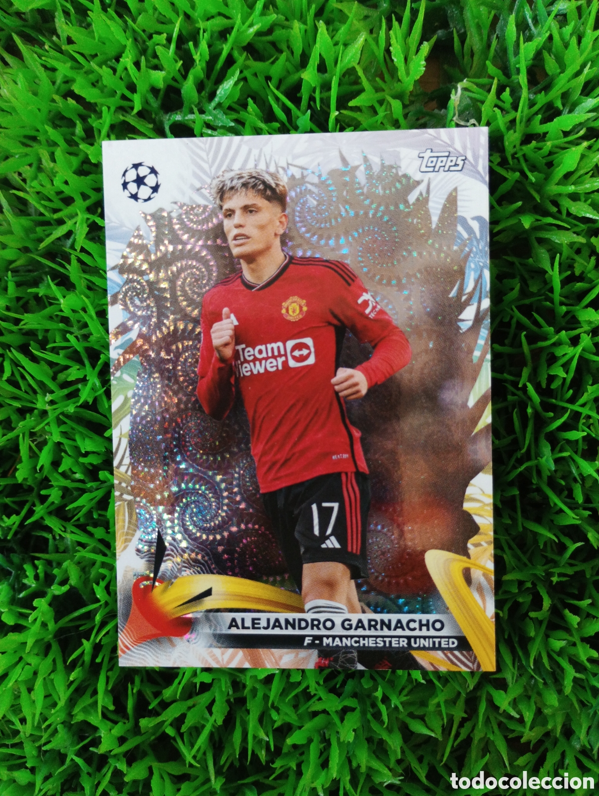 Cromos de f&uacute;tbol: Garnacho Manchester United Topps # 25