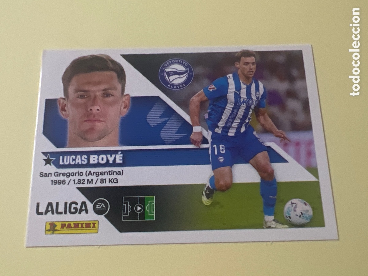 Cromos de f&uacute;tbol: C5409. Cromo Panini Liga Este 2026/2027 26/27 Alaves Lucas Boye 20