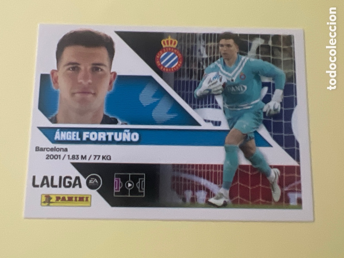 Cromos de f&uacute;tbol: C5408. Fortu&ntilde;o n&uacute;mero 4 del Espa&ntilde;ol cromo liga este 26-27 2026-2027