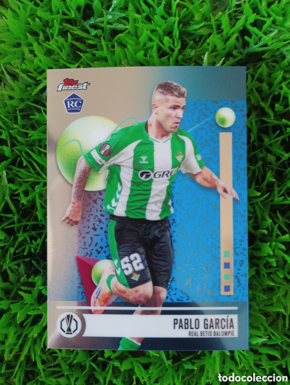 Cromos de f&uacute;tbol: Pablo Garcia Betis ROOKIE Topps Finest 2026 # 164