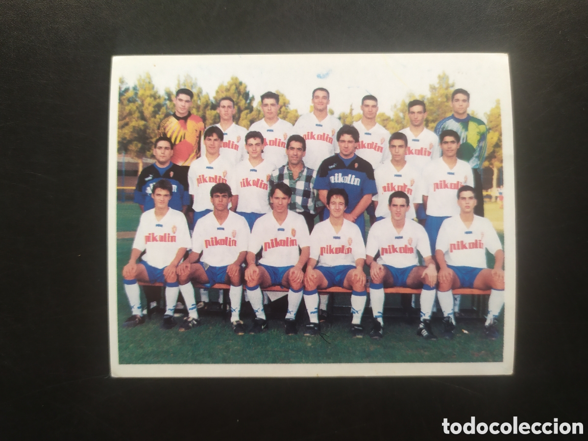 Cromos de f&uacute;tbol: Real Zaragoza historia magic box 1995 cromo n&deg; 255