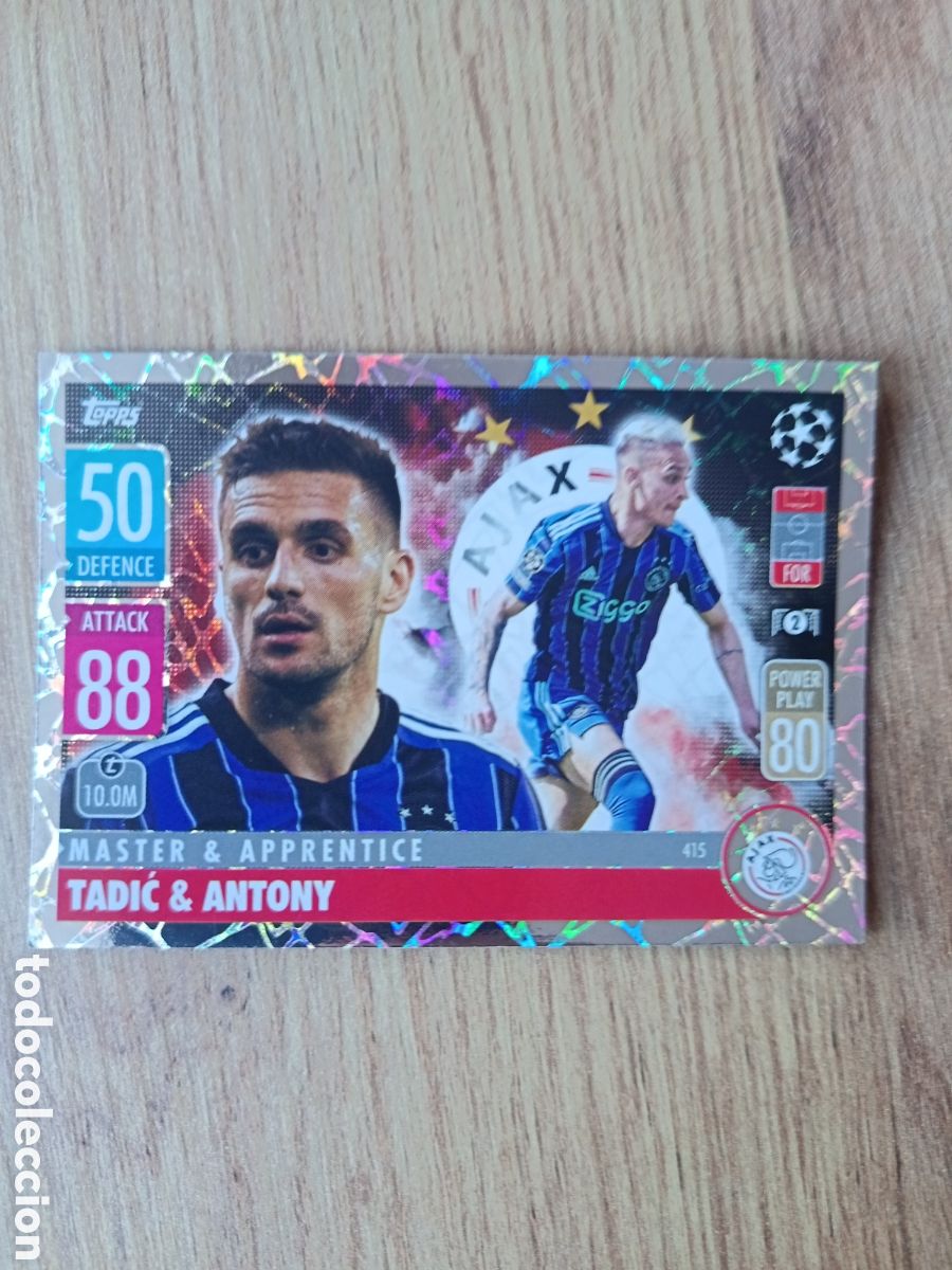 Cromos de f&uacute;tbol: 415 Tadic CHAMPIONS LEAGUE MATCH ATTAX TOPPS 2021-2022 21-22