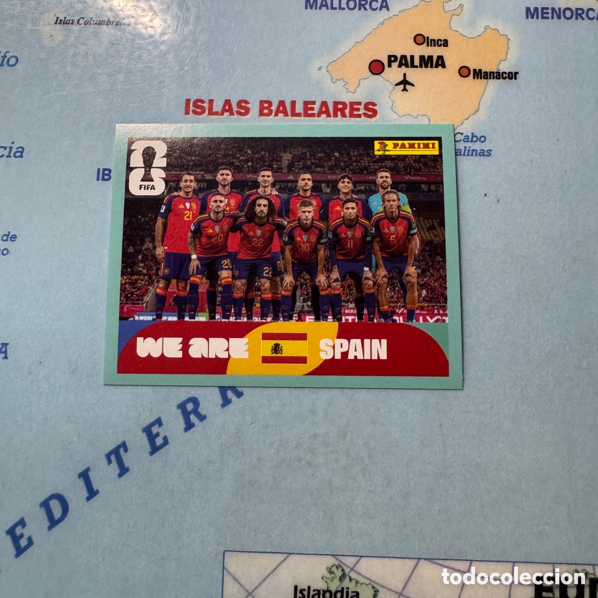 Cromos de f&uacute;tbol: Alineaci&oacute;n n&uacute;mero 13 de Espa&ntilde;a cromo panini Mundial Fifa World Cup 2026