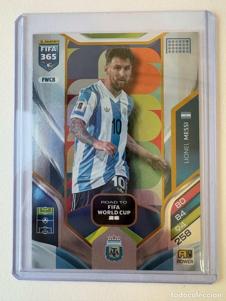 Cromos de f&uacute;tbol: Messi Argentina FWC8 FIFA 365 2025-26 Mundial