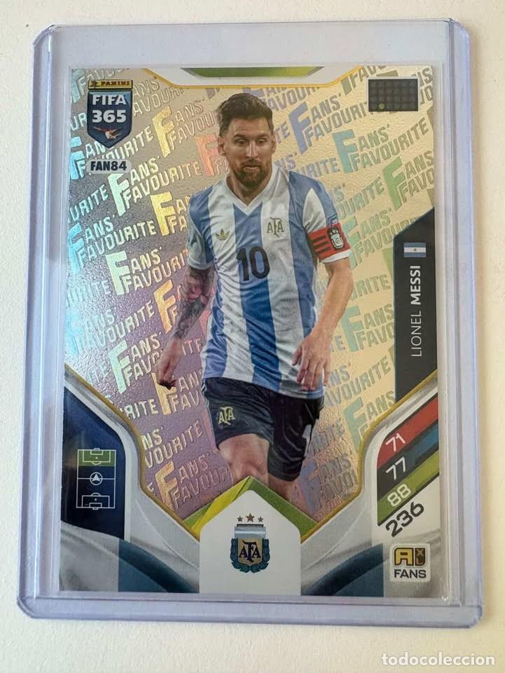 Cromos de f&uacute;tbol: Messi Fans' Favourite Argentina FAN84 FIFA 365 2025-26 Mundial