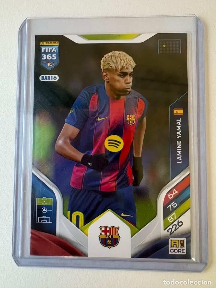 Cromos de f&uacute;tbol: Lamine Yamal Bar&ccedil;a Barcelona BAR16 FIFA 365 2025-26