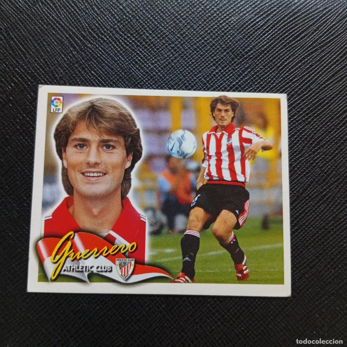 Cromos de f&uacute;tbol: GUERRERO BILBAO ESTE 2000 2001 CROMO FUTBOL 00 01 - SIN PEGAR - A75 PG174