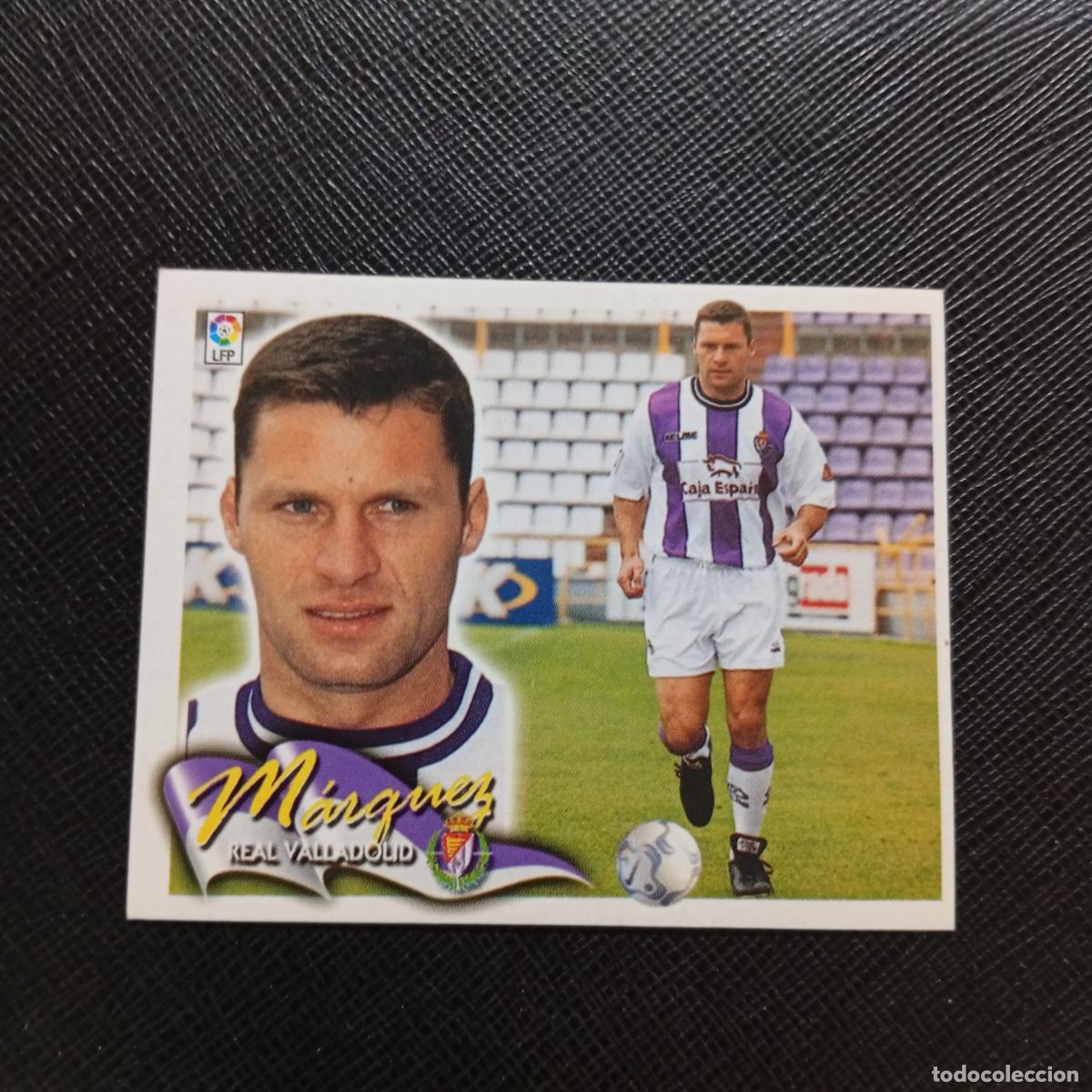 Cromos de f&uacute;tbol: MARQUEZ VALLADOLID ESTE 2000 2001 CROMO FUTBOL 00 01 - SIN PEGAR - A75 PG174