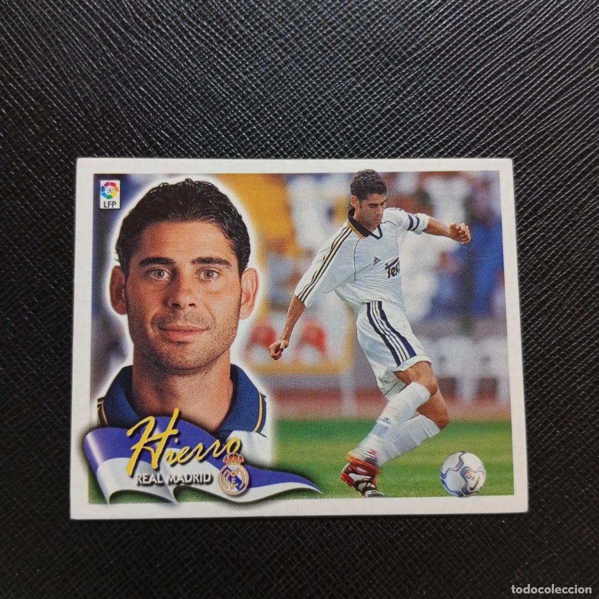 Cromos de f&uacute;tbol: HIERRO REAL MADRID ESTE 2000 2001 CROMO FUTBOL 00 01 - SIN PEGAR - A75 PG174