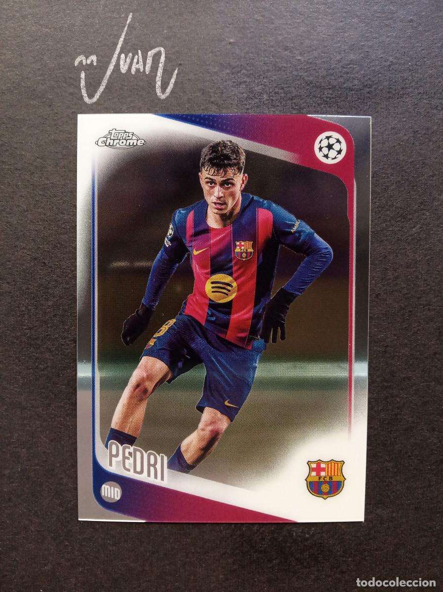 Cromos de f&uacute;tbol: N&ordm; 196 PEDRI FC BARCELONA ESPA&Ntilde;A MUNDIAL ⚽ TOPPS &reg; CHROME UCC UEFA CLUB COMPETITIONS 2025 2026 25 26