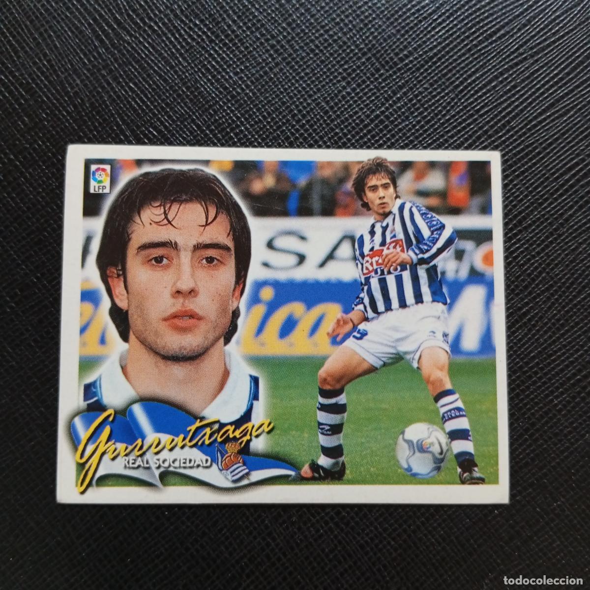 Cromos de f&uacute;tbol: GURRUTXAGA REAL SOCIEDAD ESTE 2000 2001 CROMO FUTBOL 00 01 - SIN PEGAR - A75 PG183